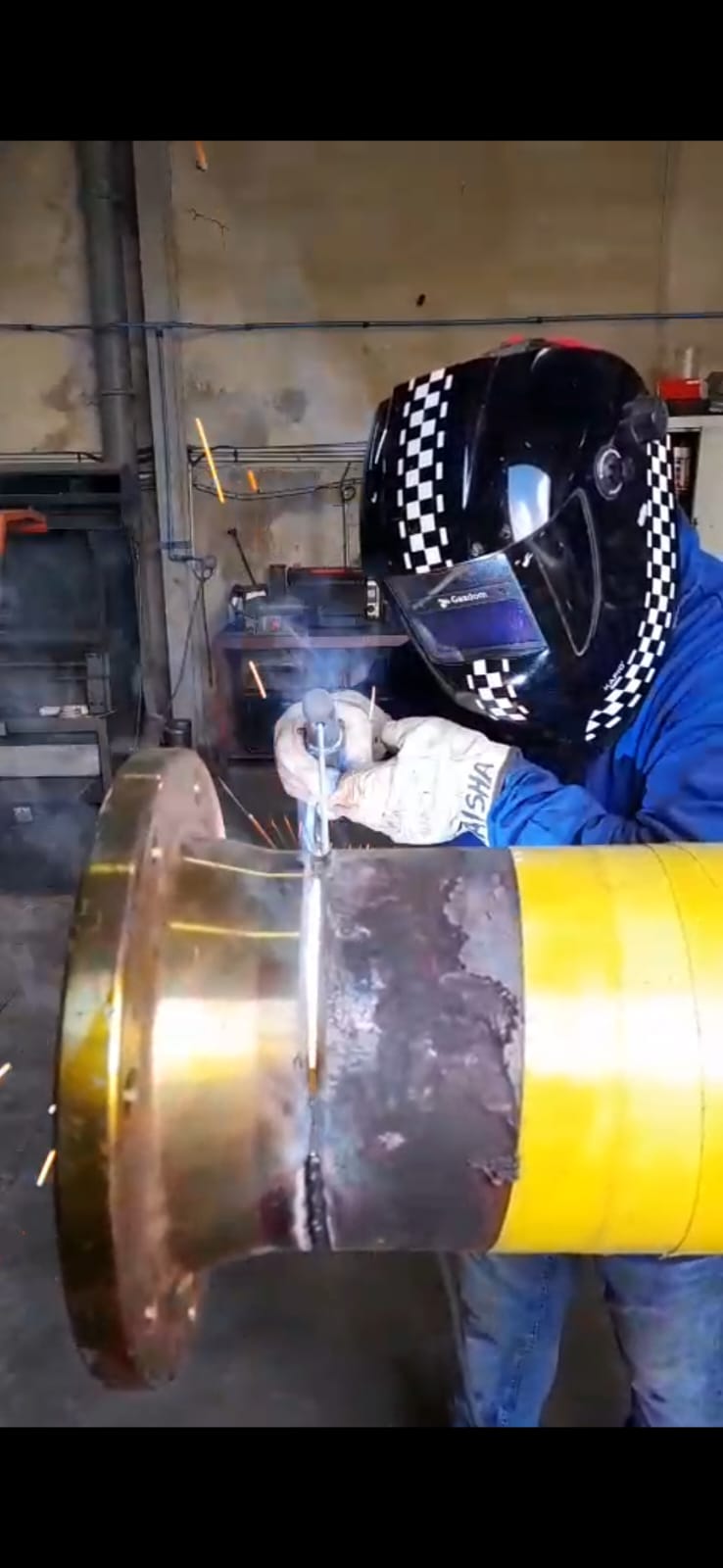 Exemple 11 de réalisation en soudure en acier